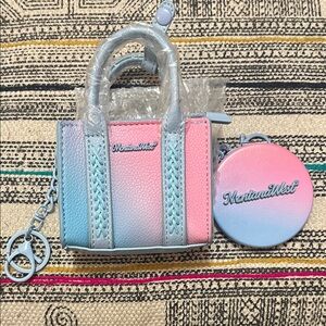 Montana West Pink and Blue Mini Bag Set
